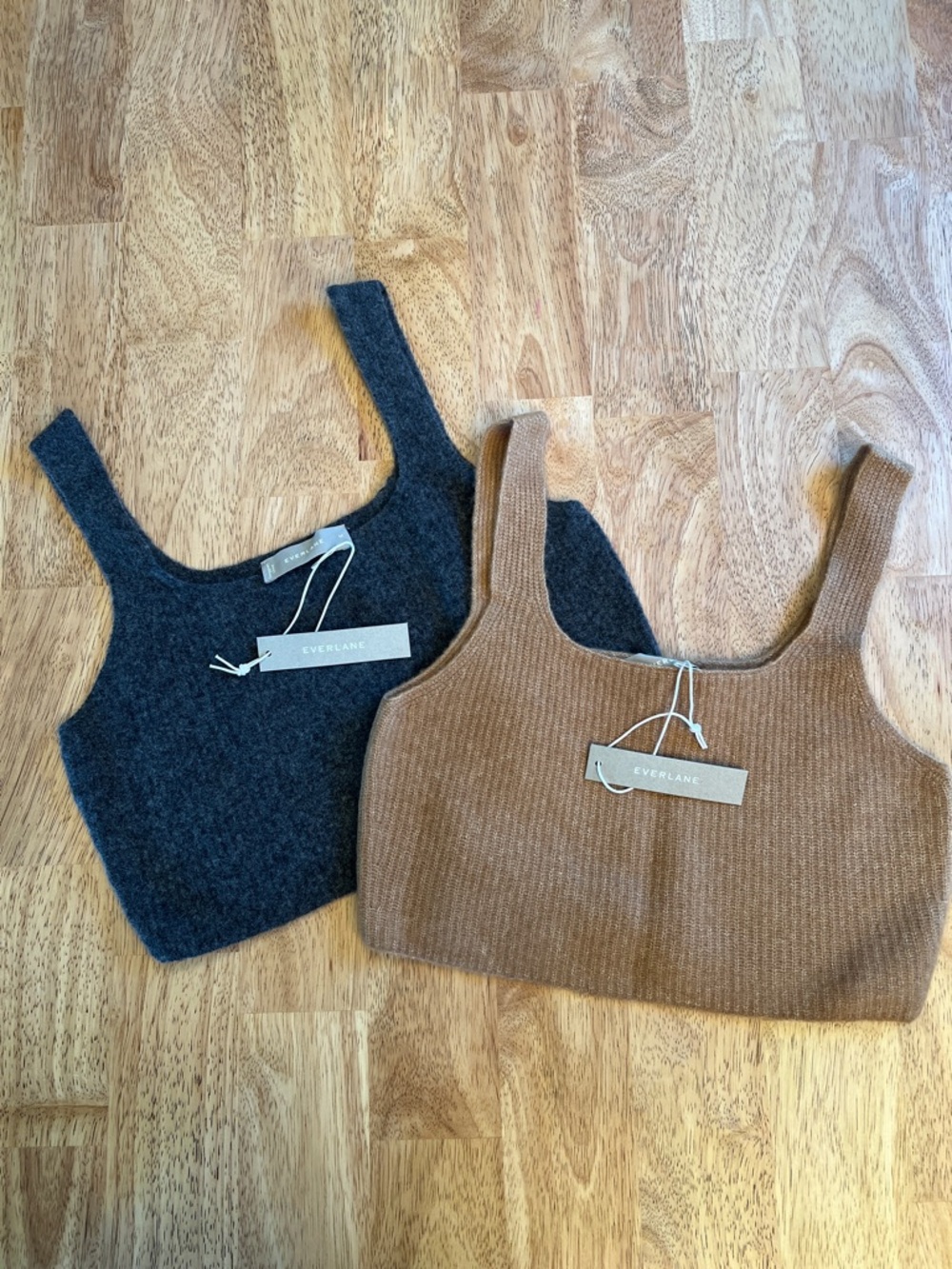 NWT Everlane Bundle The Cozy Stretch Wool Blend Cropped Tank Size M